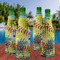 Softball Zipper Bottle Cooler - Set of 4 - LIFESTYLE