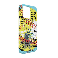 Softball iPhone Case - Plastic - iPhone 13 (Personalized)