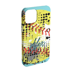 Softball iPhone Case - Plastic - iPhone 15 (Personalized)