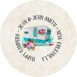 Camper Multipurpose Round Labels - 1" (Personalized)