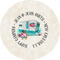 Camper 1" Multipurpose Round Labels - Single Sticker