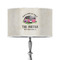 Camper 12" Drum Lampshade - ON STAND (Poly Film)