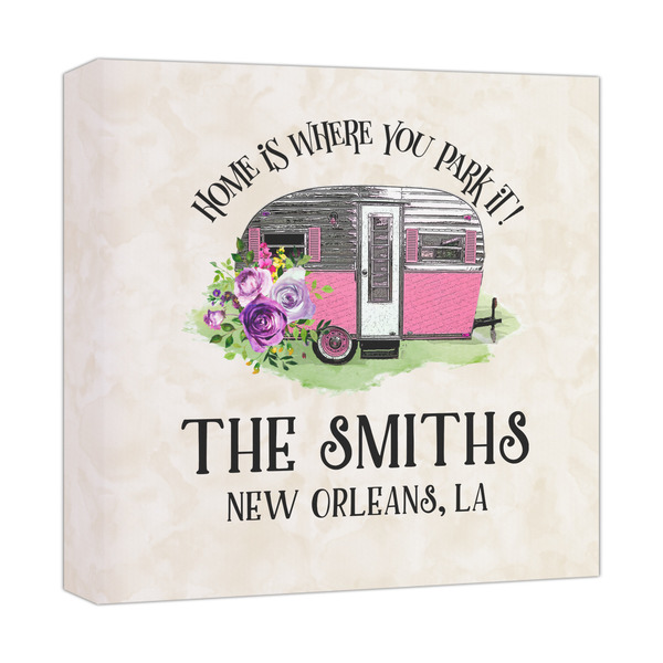 Custom Camper Canvas Print - 12x12 (Personalized)