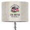 Camper 16" Drum Lampshade - ON STAND (Fabric)