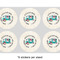 Camper 3" Multipurpose Round Labels - Sheet