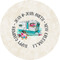 Camper 3" Multipurpose Round Labels - Single Sticker