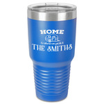 Camper 30 oz Stainless Steel Tumbler - Royal Blue - Single-Sided (Personalized)