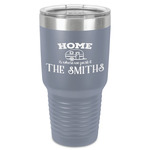 Camper 30 oz Stainless Steel Tumbler - Grey - Single-Sided (Personalized)