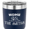 Camper 30 oz Stainless Steel Ringneck Tumbler - Navy - CLOSE UP