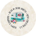 Camper Multipurpose Round Labels - 5" (Personalized)