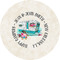 Camper 5" Multipurpose Round Label - Single Sticker