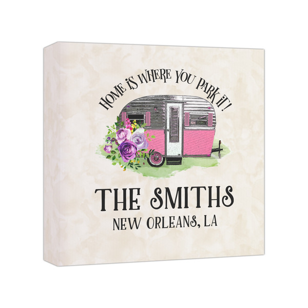 Custom Camper Canvas Print - 8x8 (Personalized)