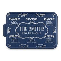 Camper Aluminum Baking Pan with Navy Lid (Personalized)