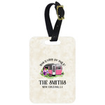 Camper Metal Luggage Tag w/ Name or Text