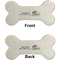 Camper Ceramic Flat Ornament - Bone Front & Back (APPROVAL)