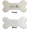 Camper Ceramic Flat Ornament - Bone Front & Back Single Print (APPROVAL)