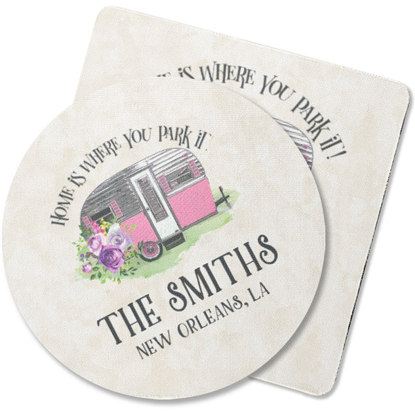 Custom Camper Rubber Backed Coaster (Personalized)