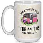 Camper 15 Oz Coffee Mug - White (Personalized)