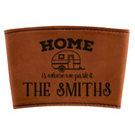 Camper Leatherette Cup Sleeve (Personalized)