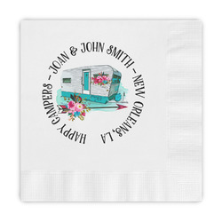 Camper Embossed Decorative Napkins (Personalized)