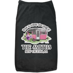 Camper Black Pet Shirt - XL (Personalized)