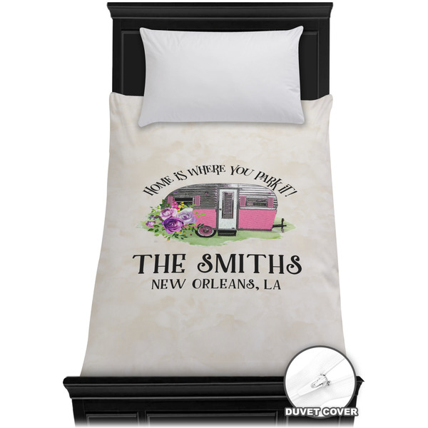 Custom Camper Duvet Cover - Twin XL (Personalized)