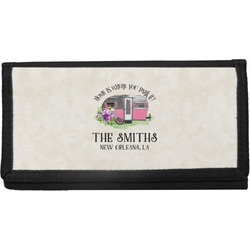 Camper Canvas Checkbook Cover (Personalized)