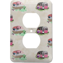 Camper Electric Outlet Plate