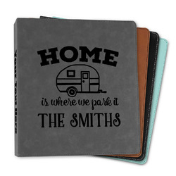 Camper Leather Binder - 1" (Personalized)