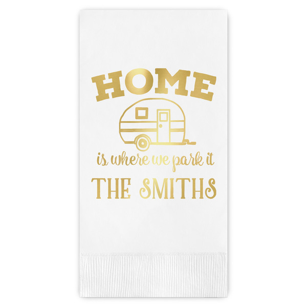 Custom Camper Guest Napkins - Foil Stamped (Personalized)