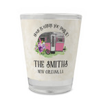 Camper Glass Shot Glass - 1.5 oz - Single (Personalized)