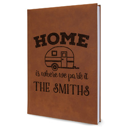 Camper Leather Sketchbook - Large - Single Sided (Personalized)