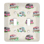 Camper Light Switch Cover (2 Toggle Plate)