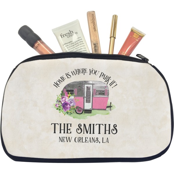 Custom Camper Makeup / Cosmetic Bag - Medium (Personalized)