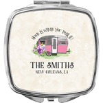 Camper Compact Makeup Mirror (Personalized)