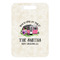 Camper Metal Luggage Tag - Front Without Strap