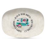 Camper Plastic Platter - Microwave & Oven Safe Composite Polymer (Personalized)