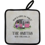 Camper Pot Holder w/ Name or Text