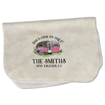 Camper Burp Cloth - Fleece w/ Name or Text