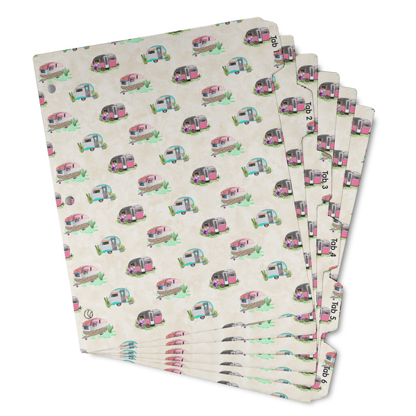 Custom Camper Binder Tab Divider - Set of 6 (Personalized)