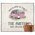 Camper Outdoor Picnic Blanket (Personalized)