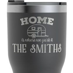 Camper RTIC Tumbler - Black - Engraved Front (Personalized)