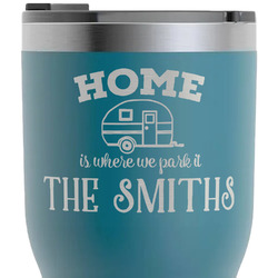 Camper RTIC Tumbler - Dark Teal - Laser Engraved - Single-Sided (Personalized)