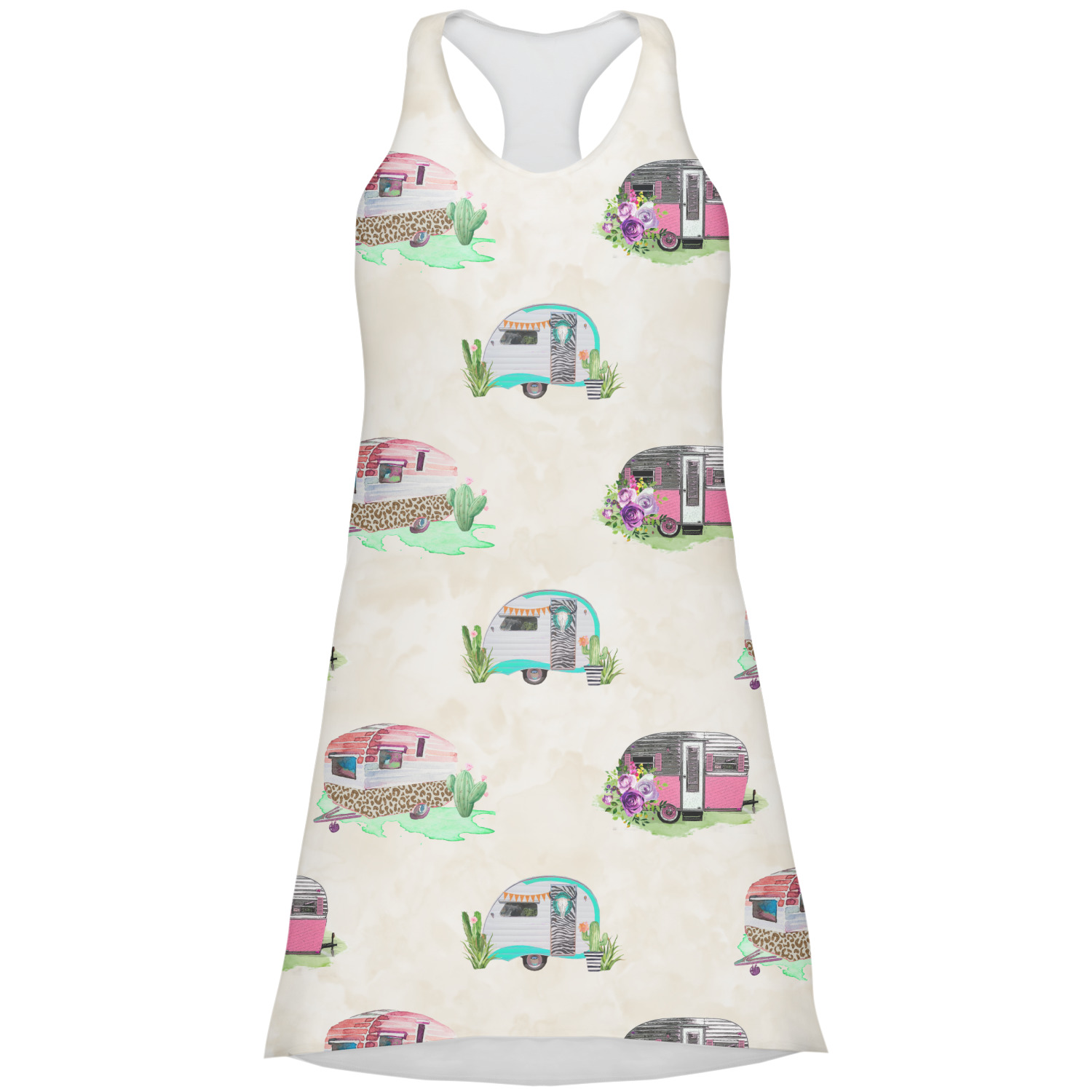 Custom Camper Racerback Dress | YouCustomizeIt