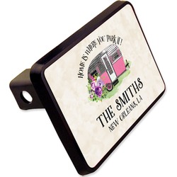 Camper Rectangular Trailer Hitch Cover - 2" (Personalized)