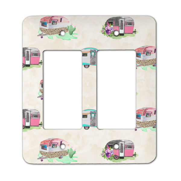 Custom Camper Rocker Style Light Switch Cover - Two Switch