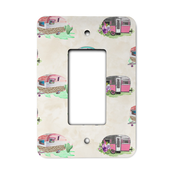 Custom Camper Rocker Style Light Switch Cover - Single Switch