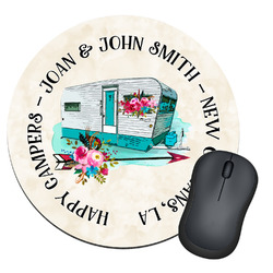 Camper Round Mouse Pad (Personalized)