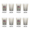 Camper Shot Glass - White - Set of 4 - APPROVAL