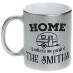 Camper Metallic Silver Mug (Personalized)